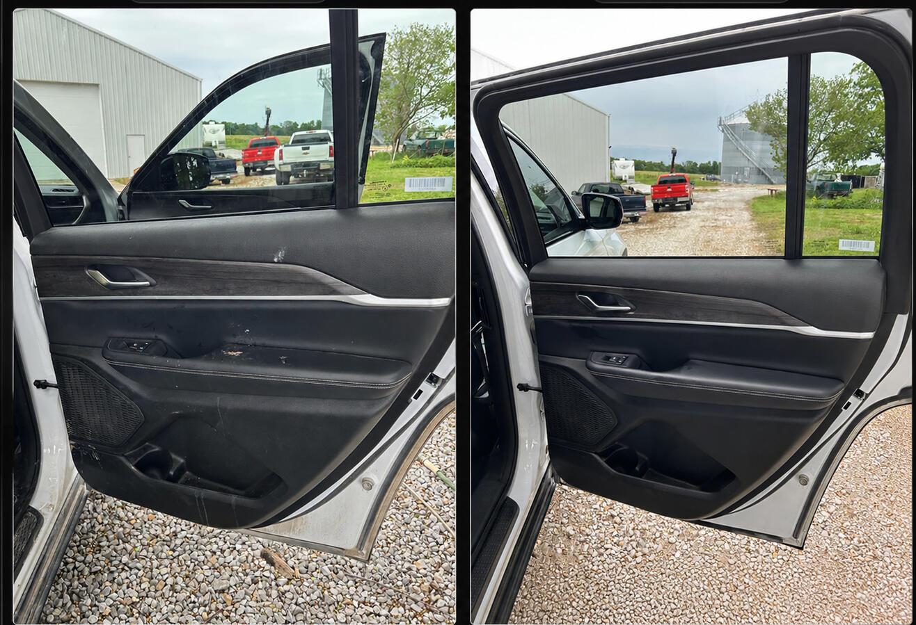 Door Panel: Before & After Door Panel: Before & After