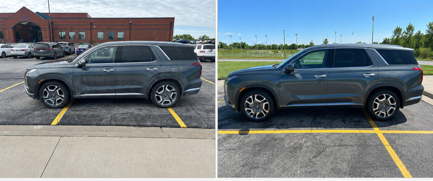 Exterior: Before & After Exterior: Before & After